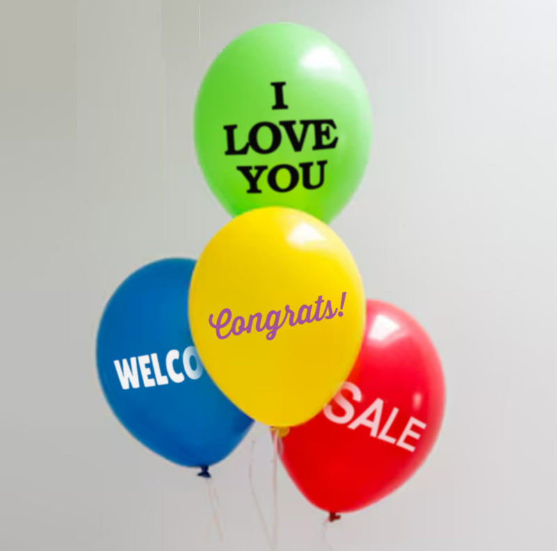 Custom Text Balloons